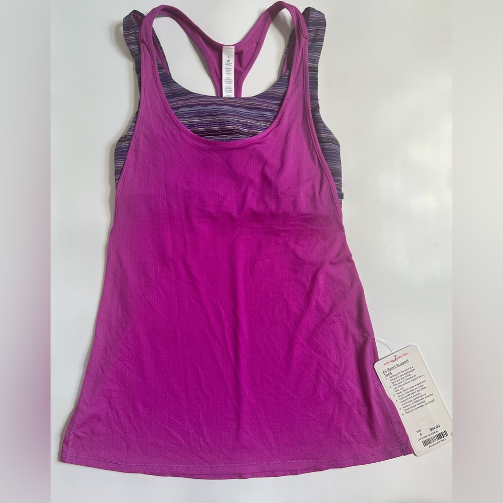 Lululemon All Sport Support Tank